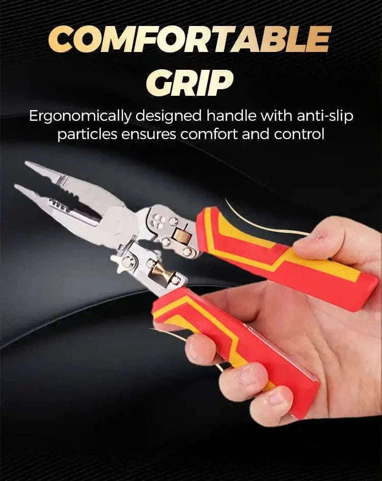 8-in-1 Multi-Function Wire Stripper, Cutter & Crimping Pliers Tool-Default Title