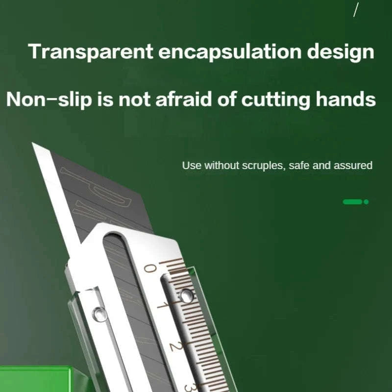 8‑in‑1 Stainless Steel Utility Knife Box Cutter-10 Blades