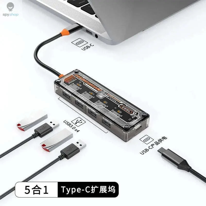 8‑in‑1 USB‑C Docking Station Hub for MacBook Pro & Air-10in1 -SW10V