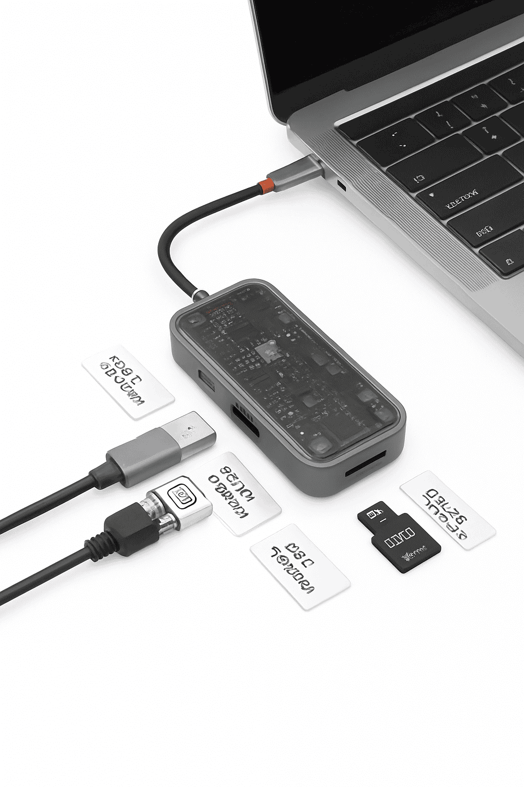 8-in-1 USB-C Docking Station Hub for MacBook Pro & Air-10in1 -SW10V