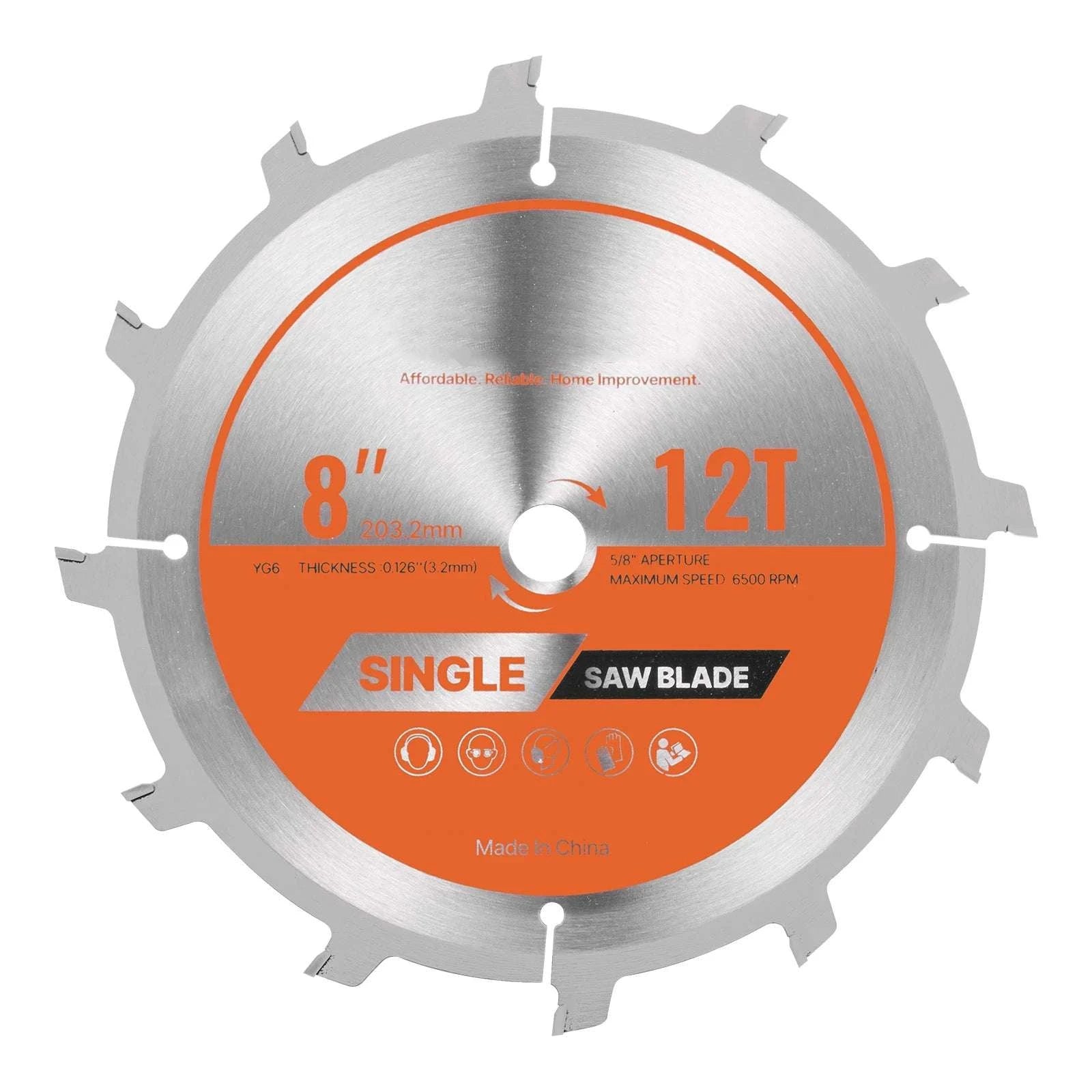 8-Inch Dado Blade Set with Chippers & Shims for Table Saw Cuts-8inch / United States