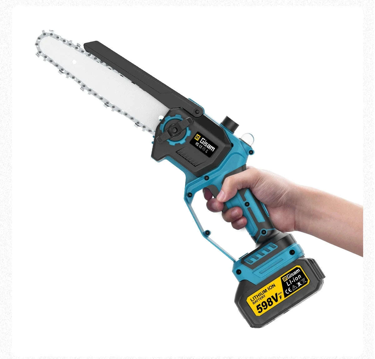 8 Inch Telescoping Pole Electric Chainsaw-1 Battery / Brazil