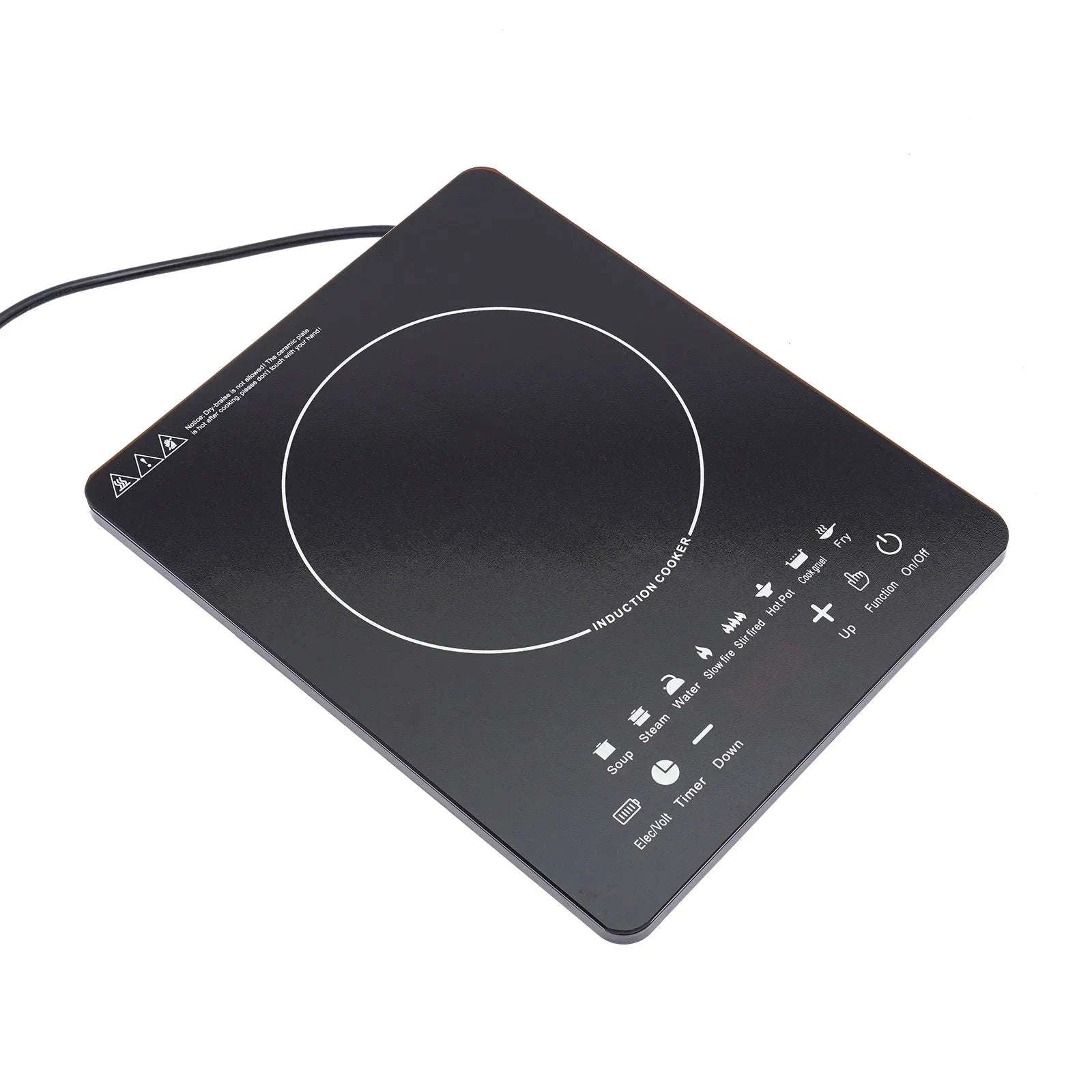8-Level Induction Cooktop with Timer, 750W Countertop Stove-United States