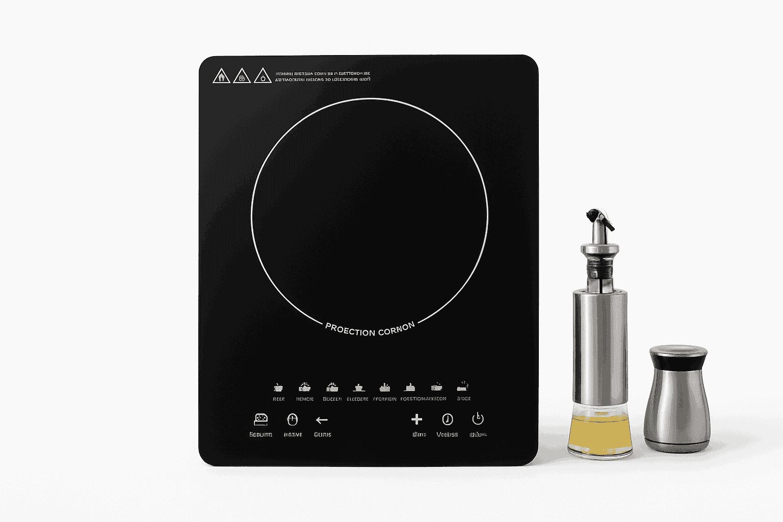 8-Level Induction Cooktop with Timer, 750W Countertop Stove-United States