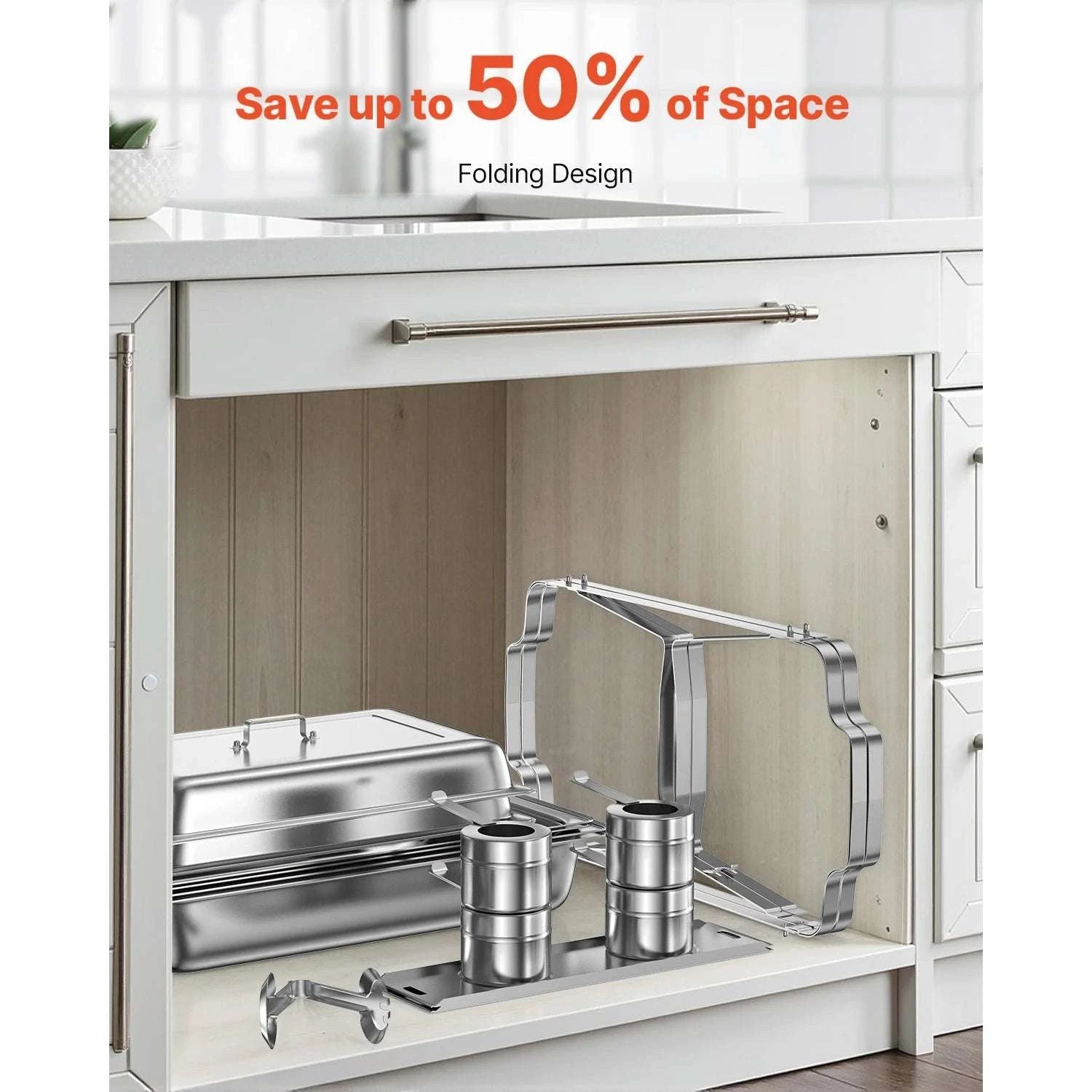 8 Qt Chafing Dish Buffet Set 6 Pack Stainless Steel Catering Set-6 packs / france