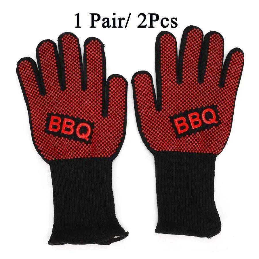 800°C Heat Resistant Fire Gloves for BBQ, Oven, and Baking-Default Title