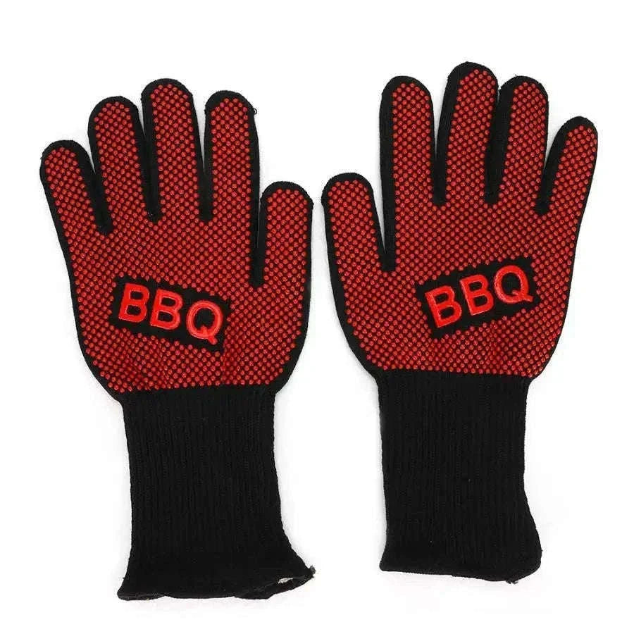 800°C Heat Resistant Fire Gloves for BBQ, Oven, and Baking-Default Title