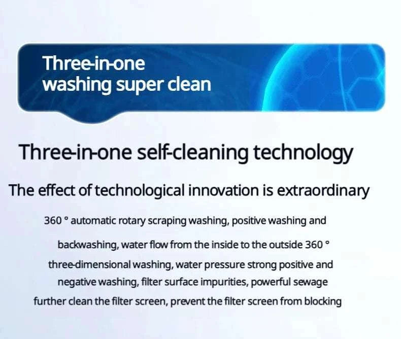 8000L/H Central Water Pre-Filter with Auto Self-Cleaning-Smart Water Purifier / China Mainland