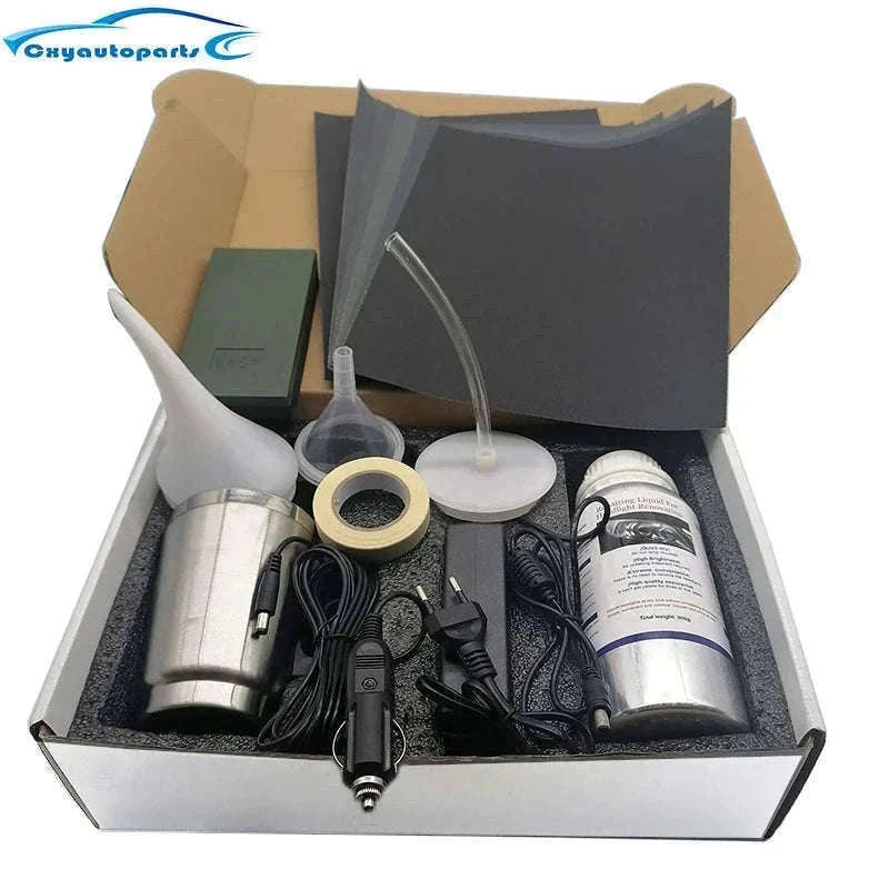 800ML Car Headlight Restoration Kit – Scratch Remover Polish Fluid-Set 4 Carton Kit / United States