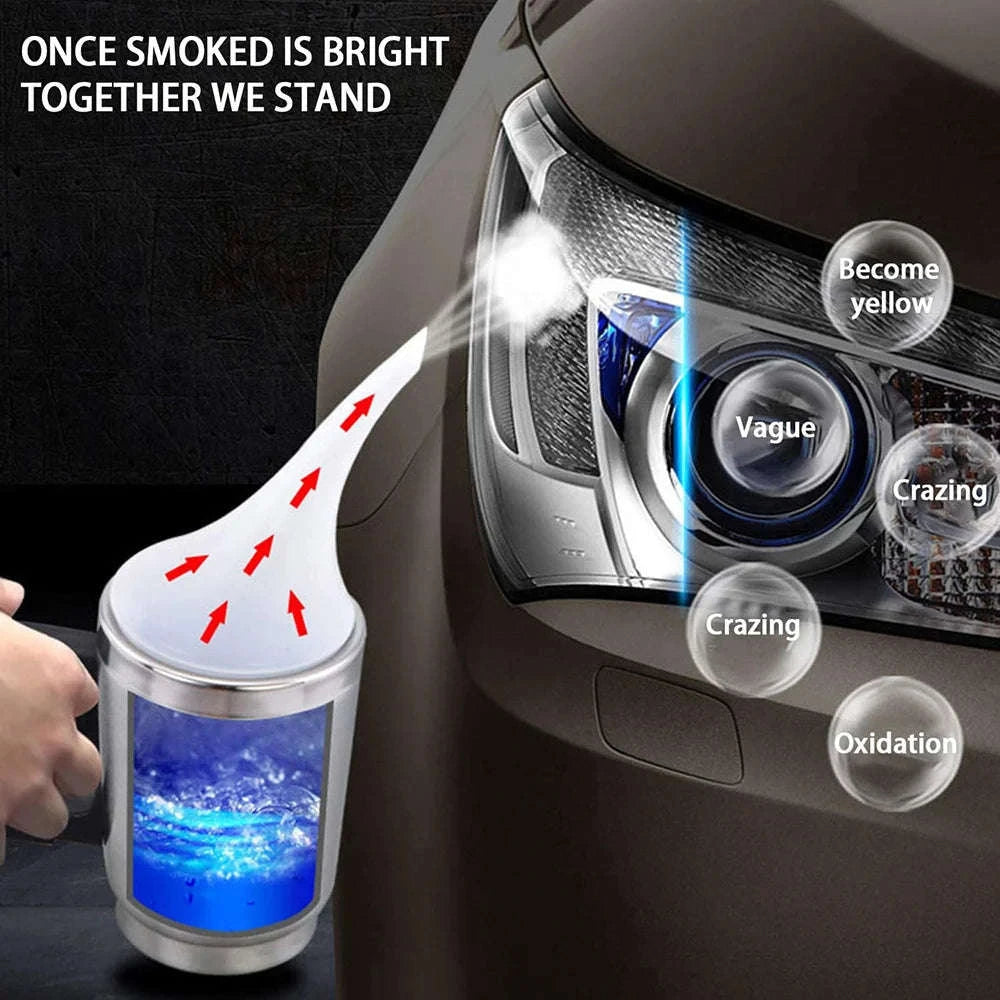 800ML Car Headlight Restoration Kit – Scratch Remover Polish Fluid-Set 4 Carton Kit / United States