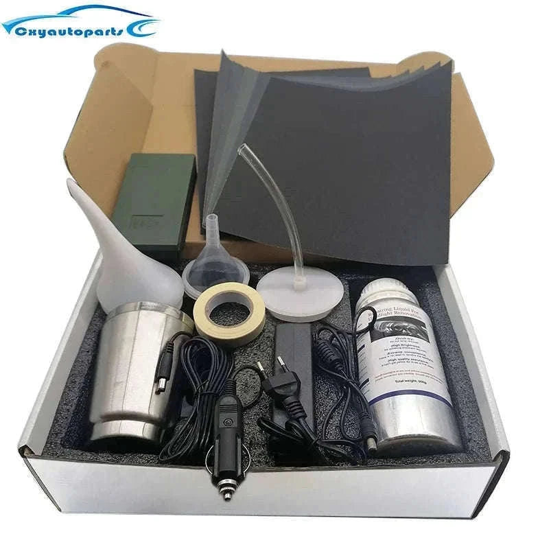 800ML Car Headlight Restoration Kit – Scratch Remover Polish Fluid-Set 4 Carton Kit / United States