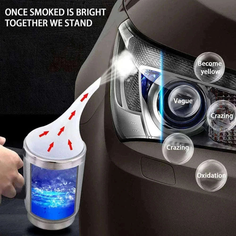 800ML Car Headlight Restoration Kit – Scratch Remover Polish Fluid-Set 4 Carton Kit / United States