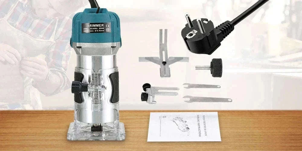 800W Wood Router Machine – High‑Speed Woodworking Trimmer-230v AU Plug