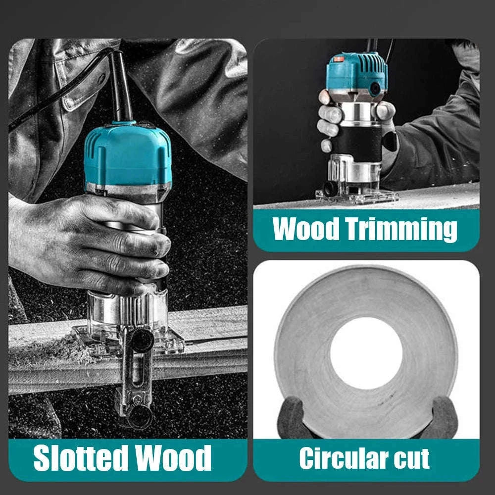 800W Wood Router Machine – High‑Speed Woodworking Trimmer-230v AU Plug