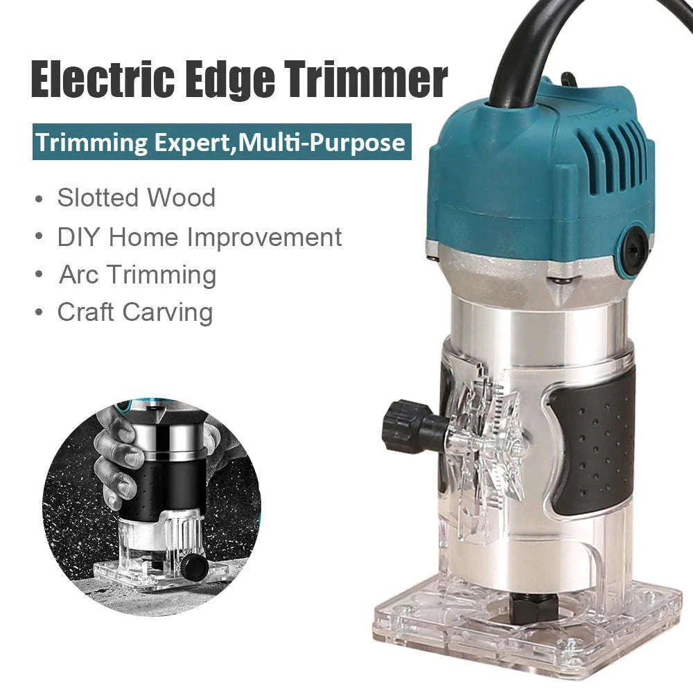 800W Wood Router Machine – High‑Speed Woodworking Trimmer-230v AU Plug