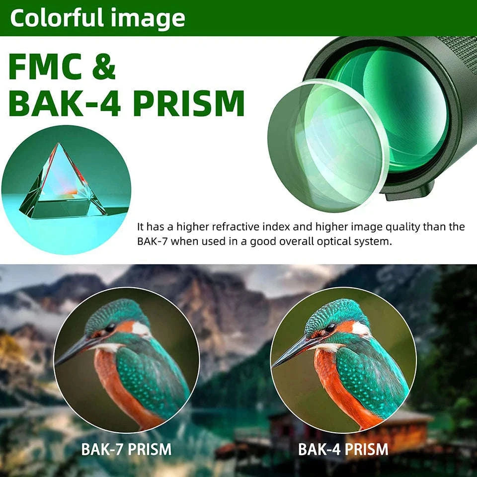 80x100 Monocular Telescope — HD Zoom Long-Range-DDHS-80x100