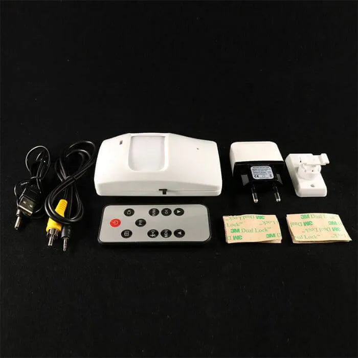 PIR Sensor Hidden Camera with 30-Day Standby & 20H Recording