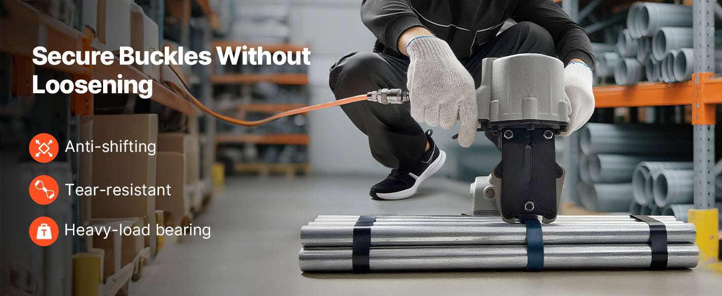 8500N Pneumatic Steel Strapping Machine Split Tensioner & Sealer-32mm Width / United States