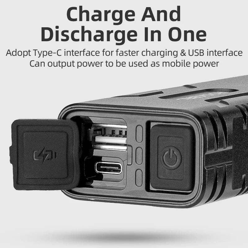 850LM Bike Front Light 10000mAh USB Rechargeable Headlight-24310002001