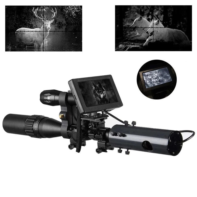 850nm Infrared LED Night Vision Scope Sight-black / United States