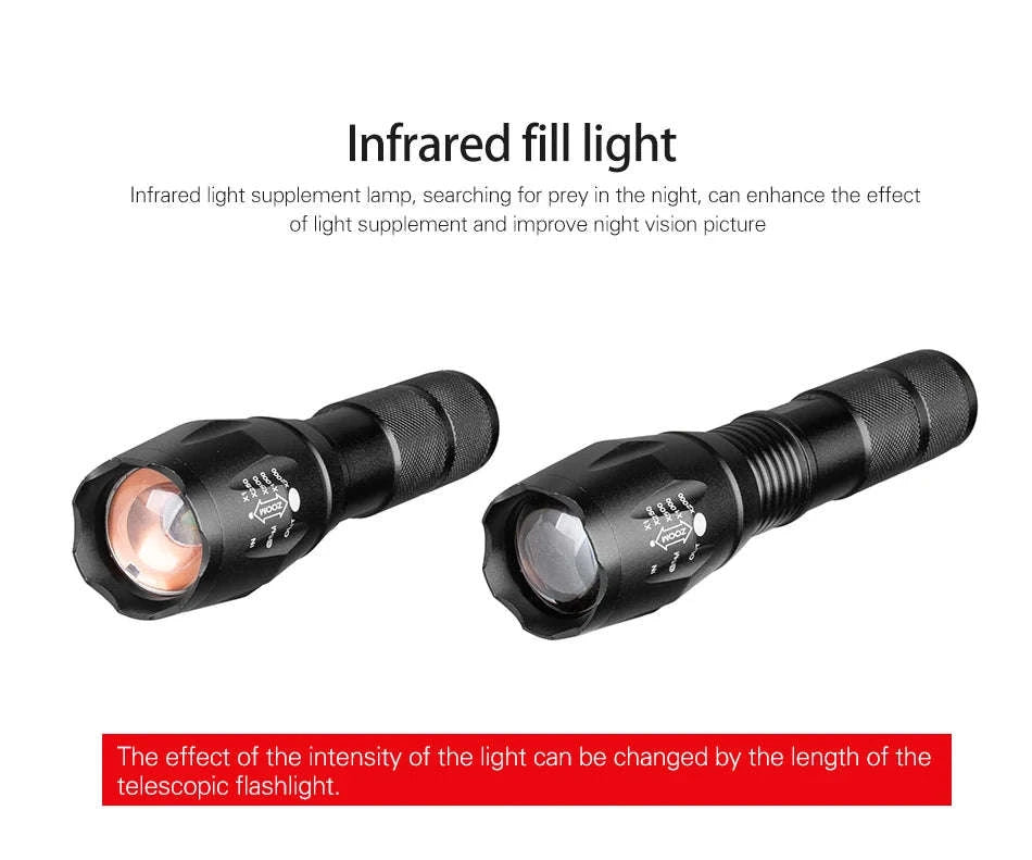 850nm Infrared LED Night Vision Scope Sight-black / United States