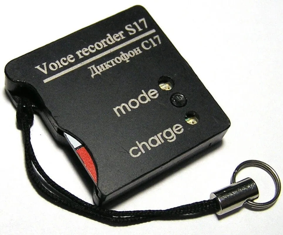 Registratore Vocale Mini Soroka-17E con Batteria da 65h e Memoria da 32GB