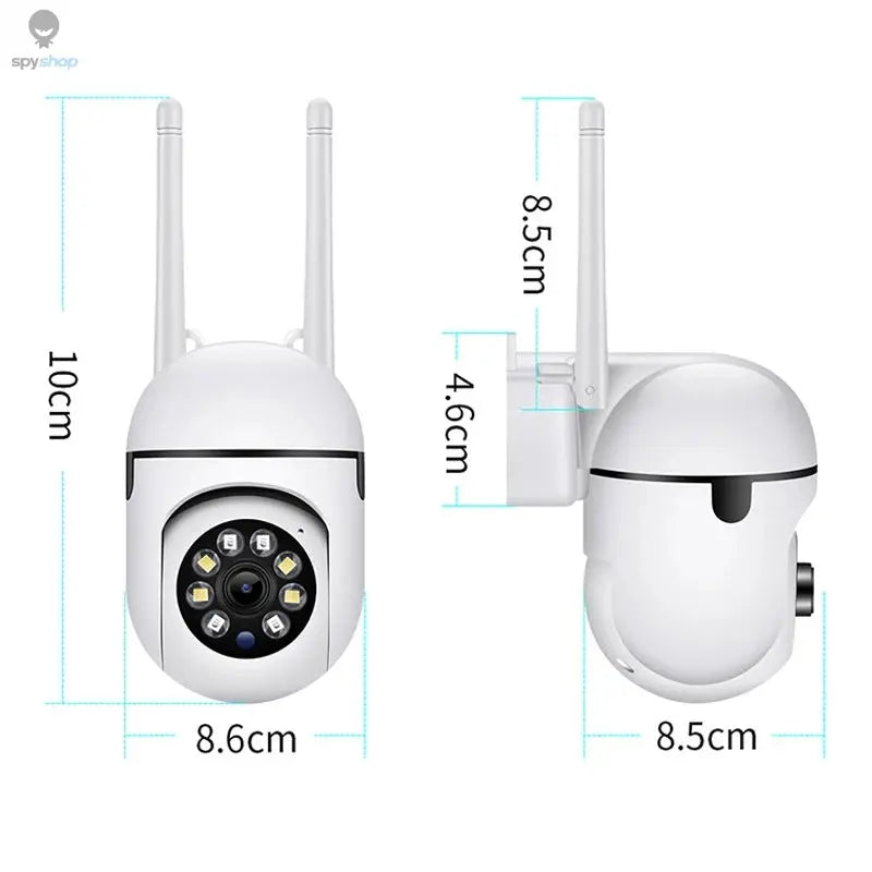 8MP Wifi IP Wireless Security Surveillance PTZ Camera 4X Zoom Cameras Tracking Two-way Audio HD Night Color Cam Spy-shop.com