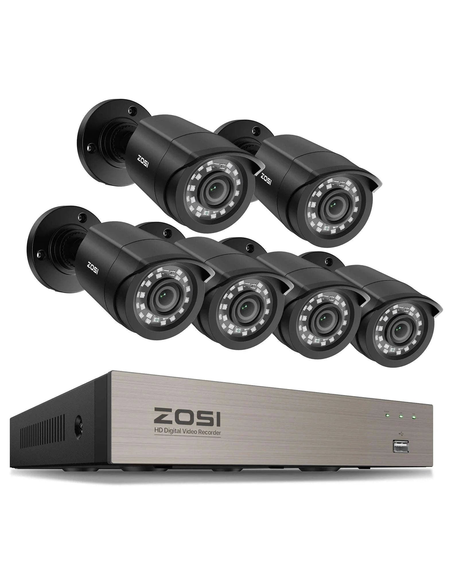 8CH 1080P Wired Security Camera System with DVR-8CH DVR x 4 Cameras / 500g / spain