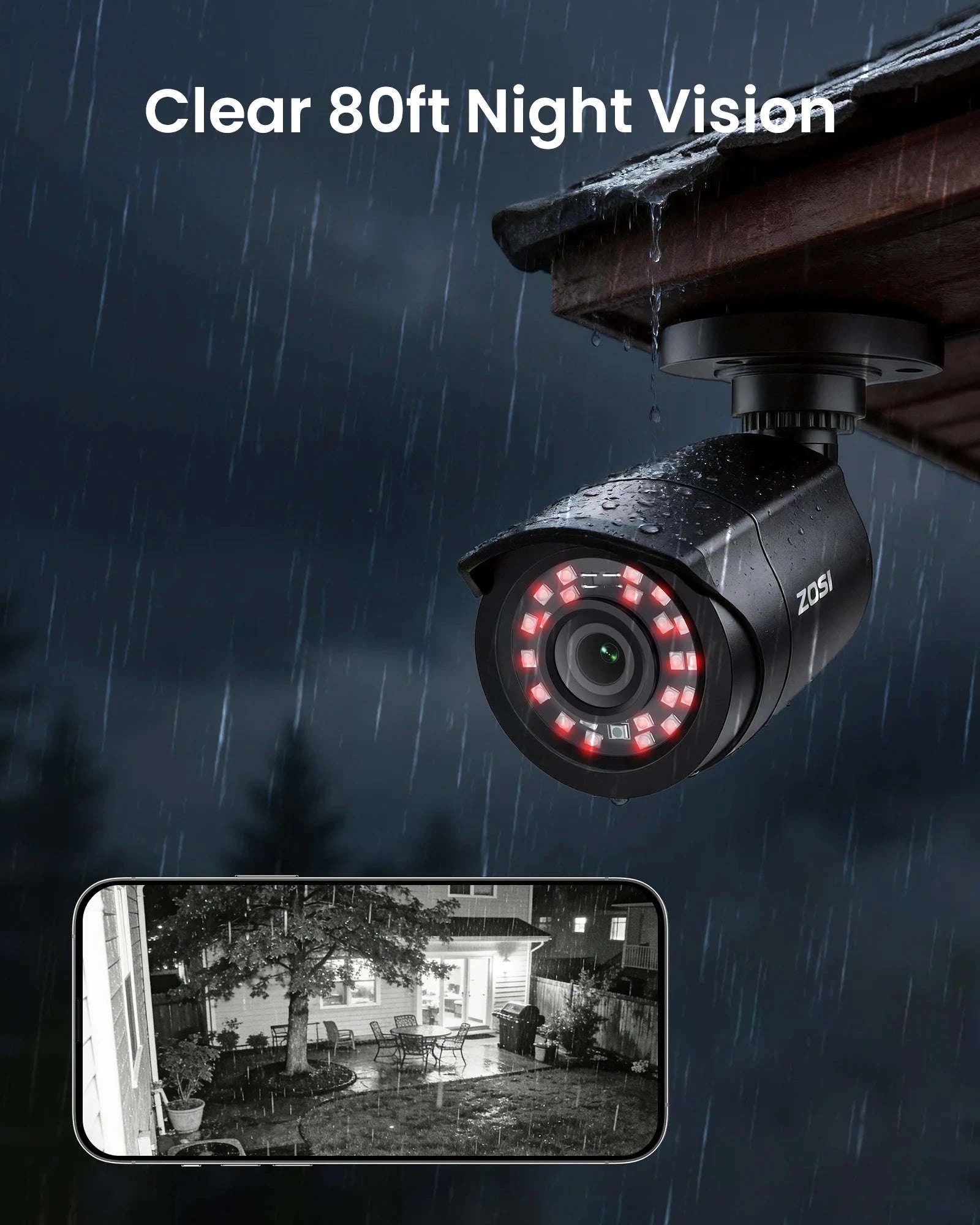 8CH 1080P Wired Security Camera System with DVR-8CH DVR x 4 Cameras / 500g / spain