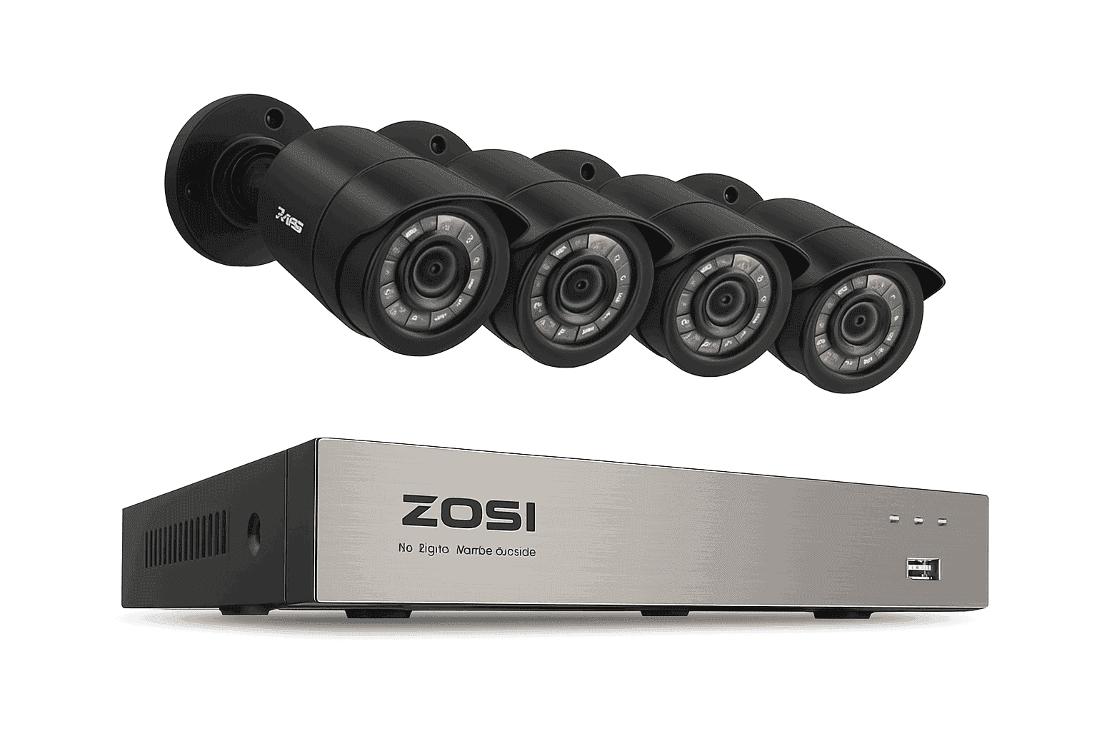 8CH 1080P Wired Security Camera System with DVR-8CH DVR x 4 Cameras / 500g / spain