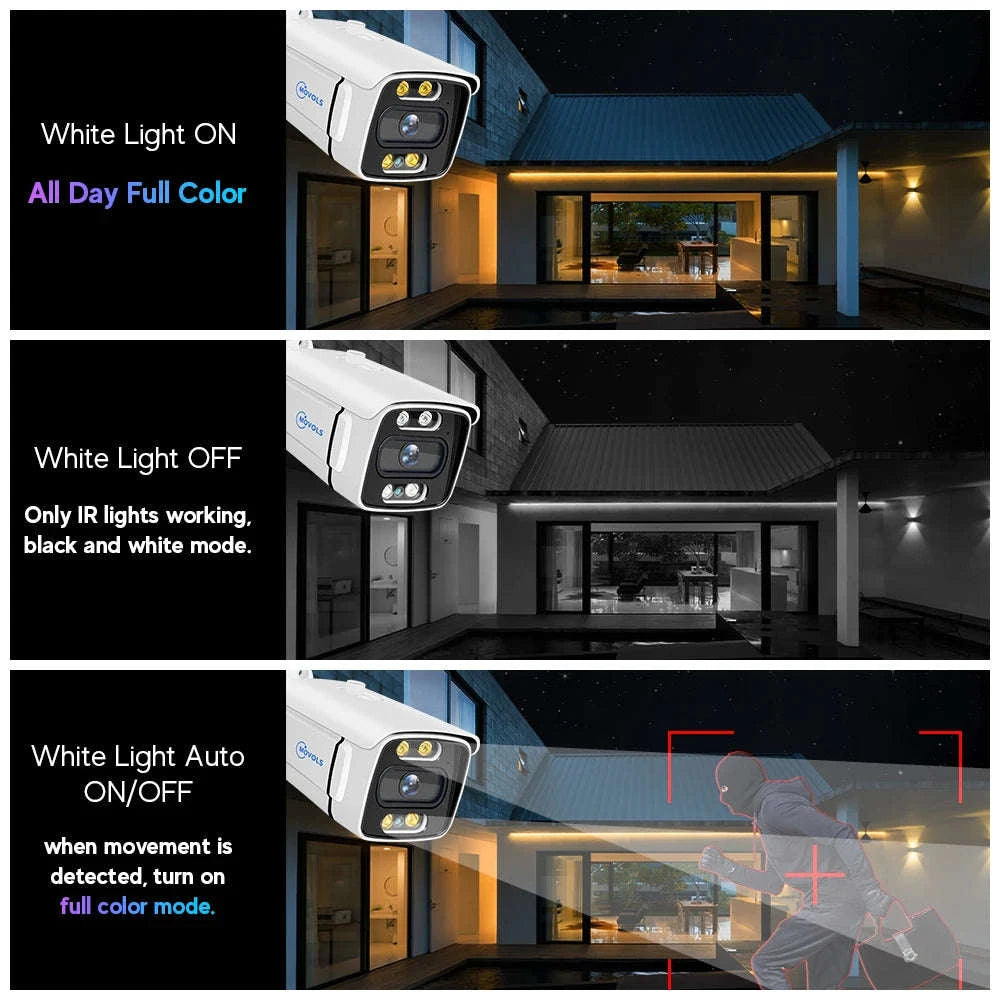 8CH PoE Security Camera System 5MP/8MP NVR Kit with Two-Way Audio-8CH 5MP With 6 Cam / Poland / 4T
