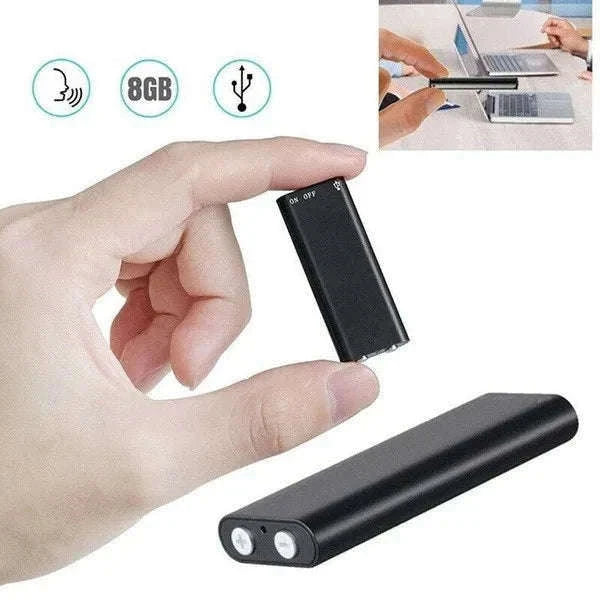 8GB Professional Voice Recorder Mini Dictaphone with USB Transfer-Default Title