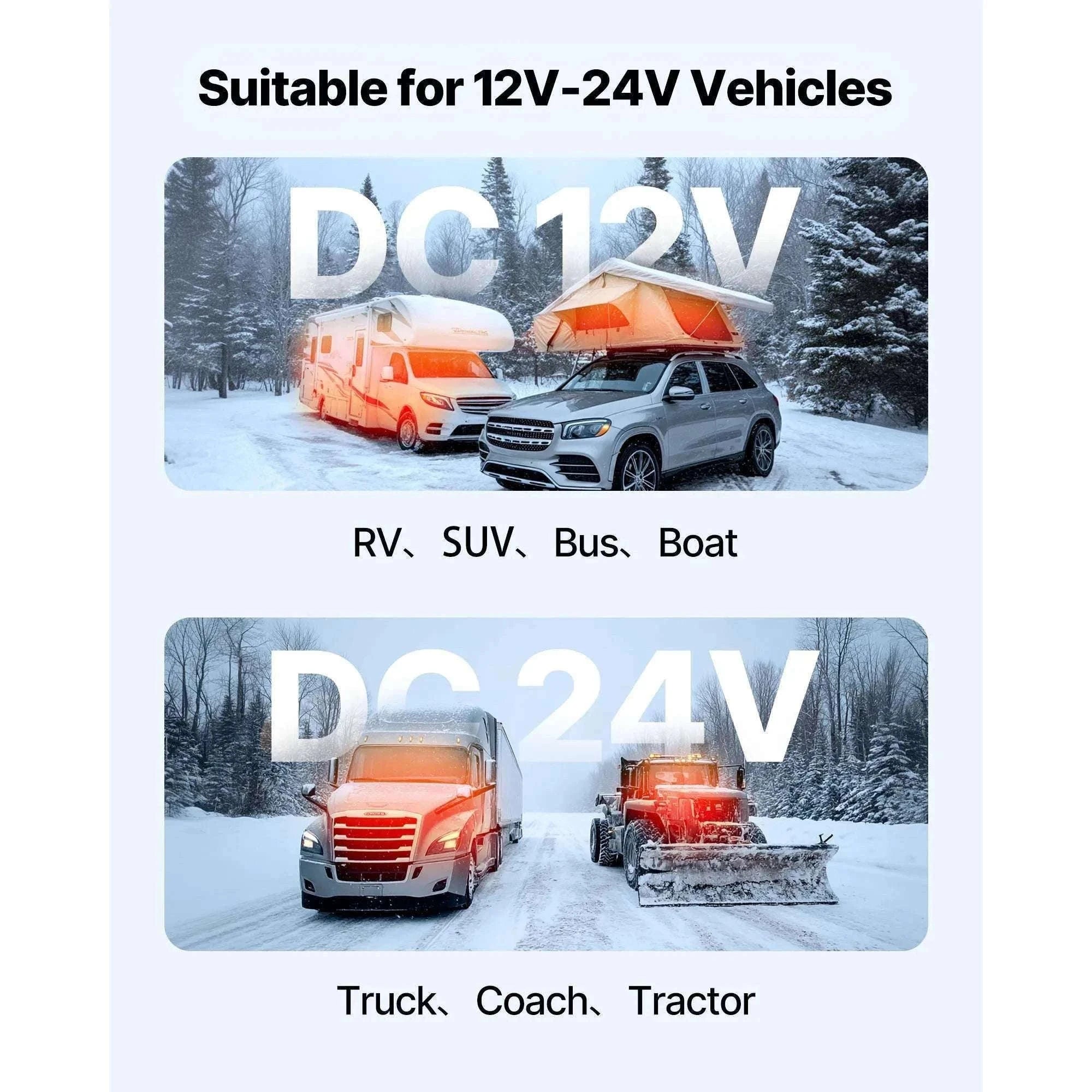8KW Diesel Air Heater 12V-24V with Remote Control for RV Truck Camper-vertical / United States