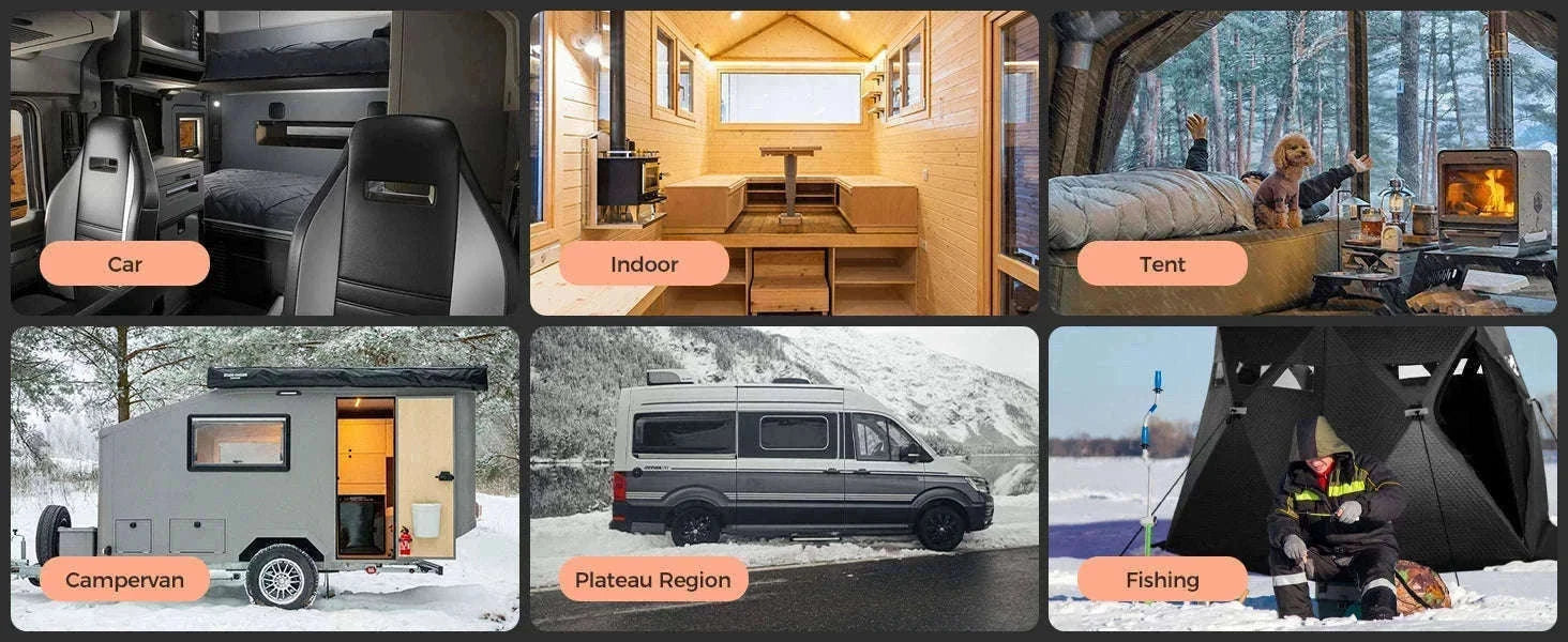 8KW Diesel Air Heater with Bluetooth App and Altitude Mode-TB10 / United States