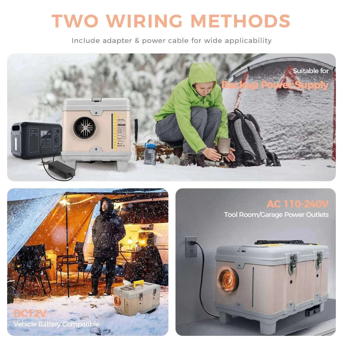 8KW Diesel Air Heater with Bluetooth App and Altitude Mode-TB10 / United States