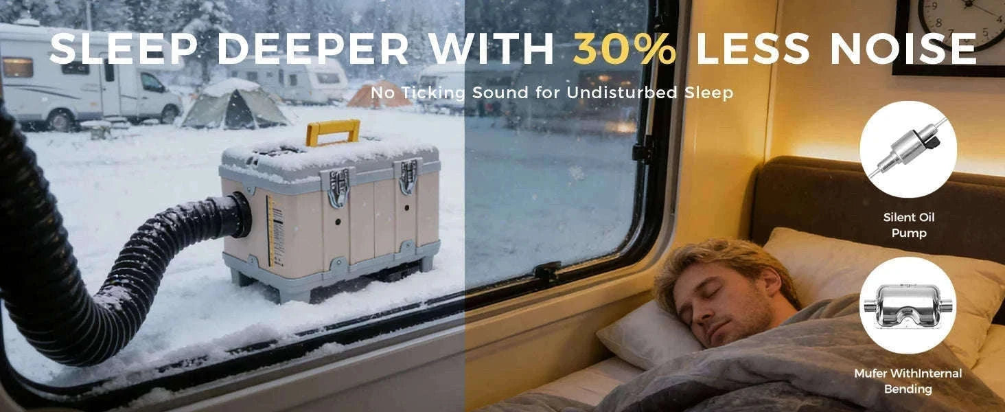 8KW Diesel Air Heater with Bluetooth App and Altitude Mode-TB10 / United States
