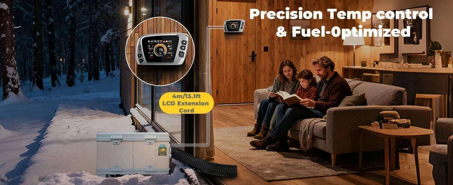 8KW Diesel Air Heater with Bluetooth App and Altitude Mode-TB10 / United States