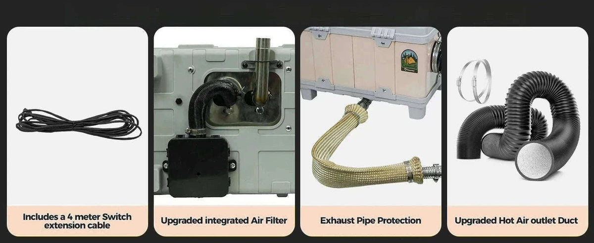 8KW Diesel Air Heater with Bluetooth App and Altitude Mode-TB10 / United States