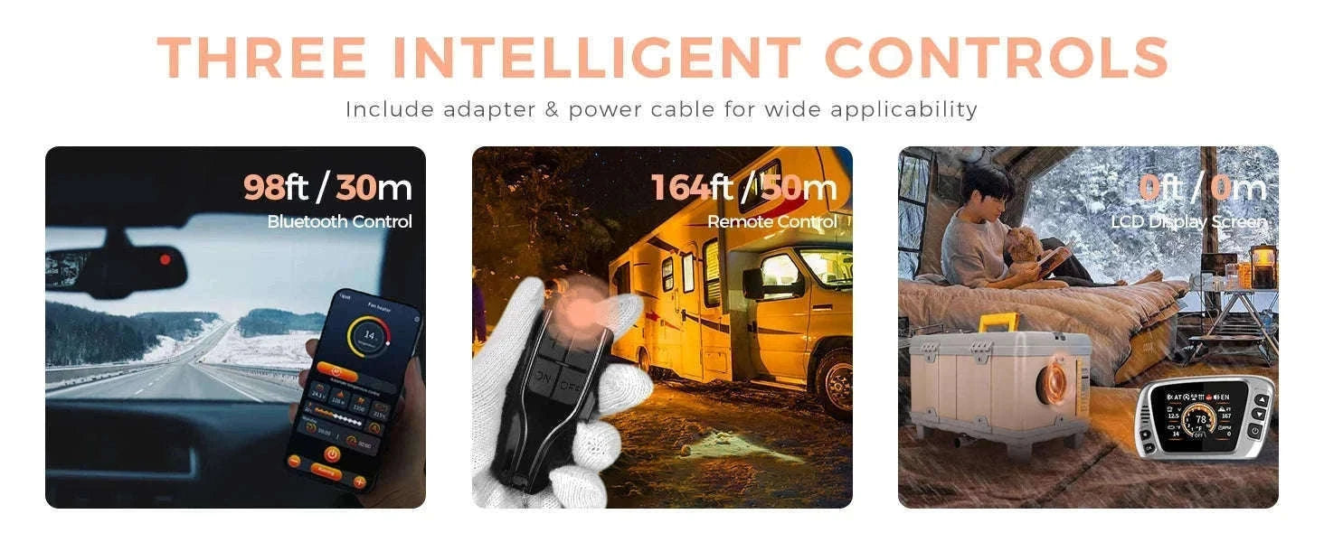 8KW Diesel Air Heater with Bluetooth App and Altitude Mode-TB10 / United States