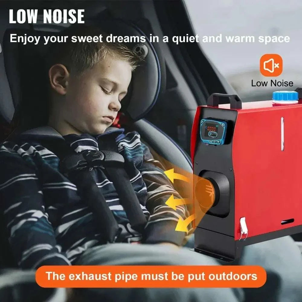 8KW Diesel Air Parking Heater 12V All-in-One with LCD Remote-Russian Federation / 8KW Blue Upgrade LCD