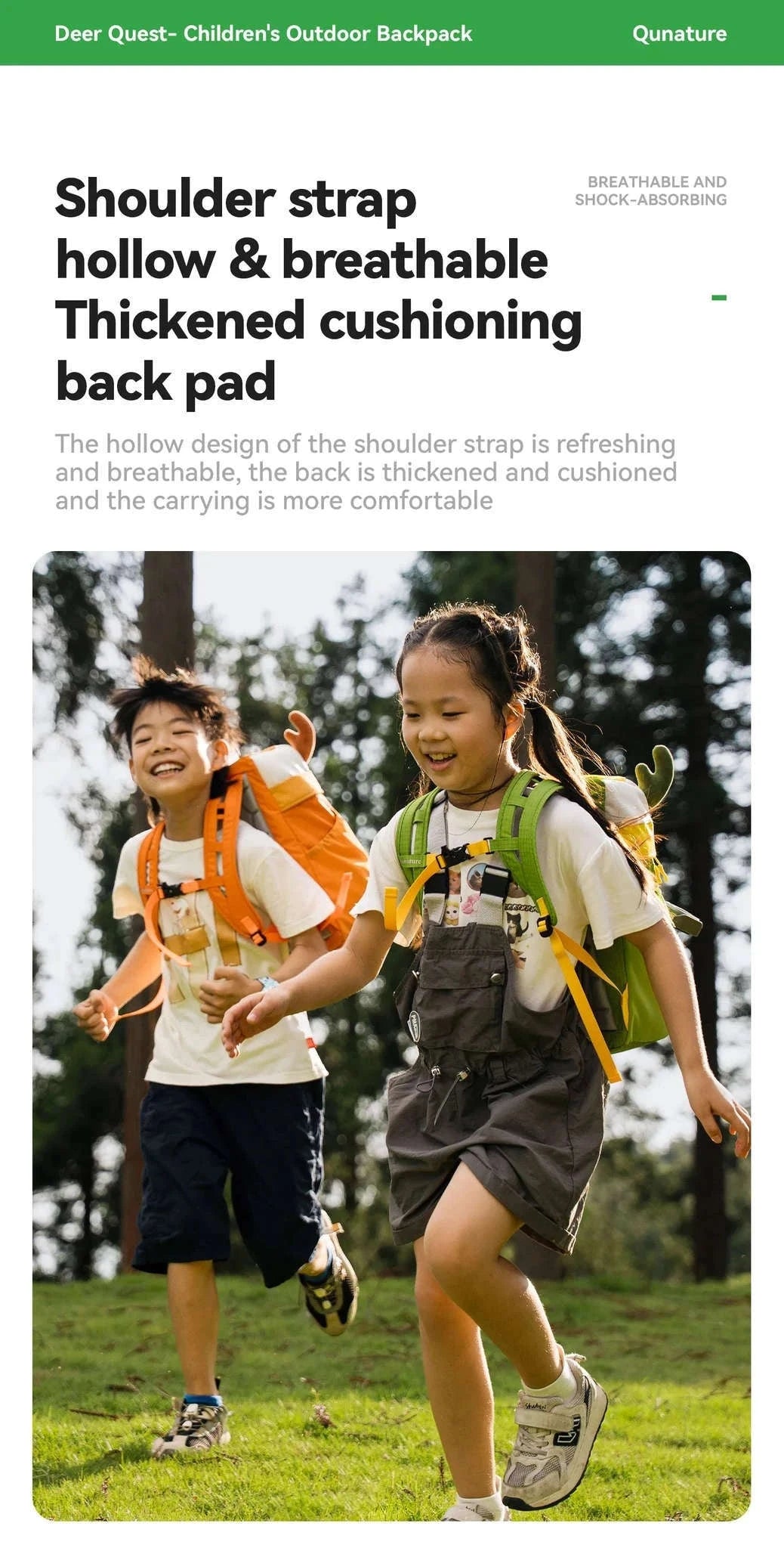 8L Kids Lightweight Hiking Backpack Breathable Nylon Daypack-60012801