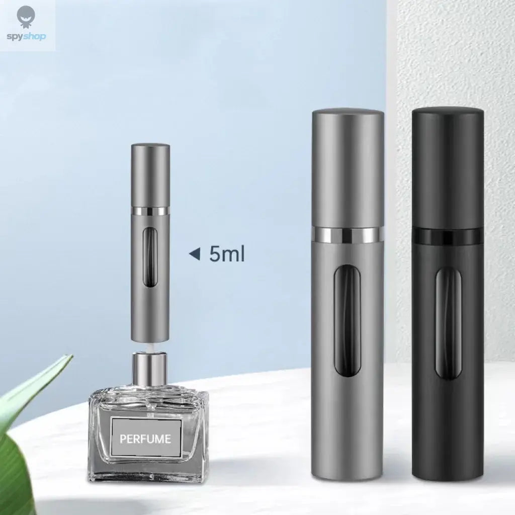 8ml Glass Refillable Perfume Bottle with Spray Scent Pump Portable Travel Empty Cosmetic Containers Mini Spray Atomizer Bottle Spy-shop.com