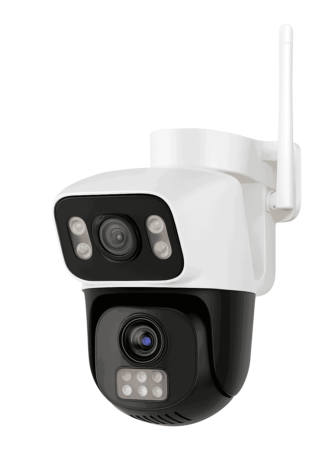 8MP 4G or WiFi Dual Lens Outdoor PTZ Security Camera-WIFI Camera / 100V-240V US Plug