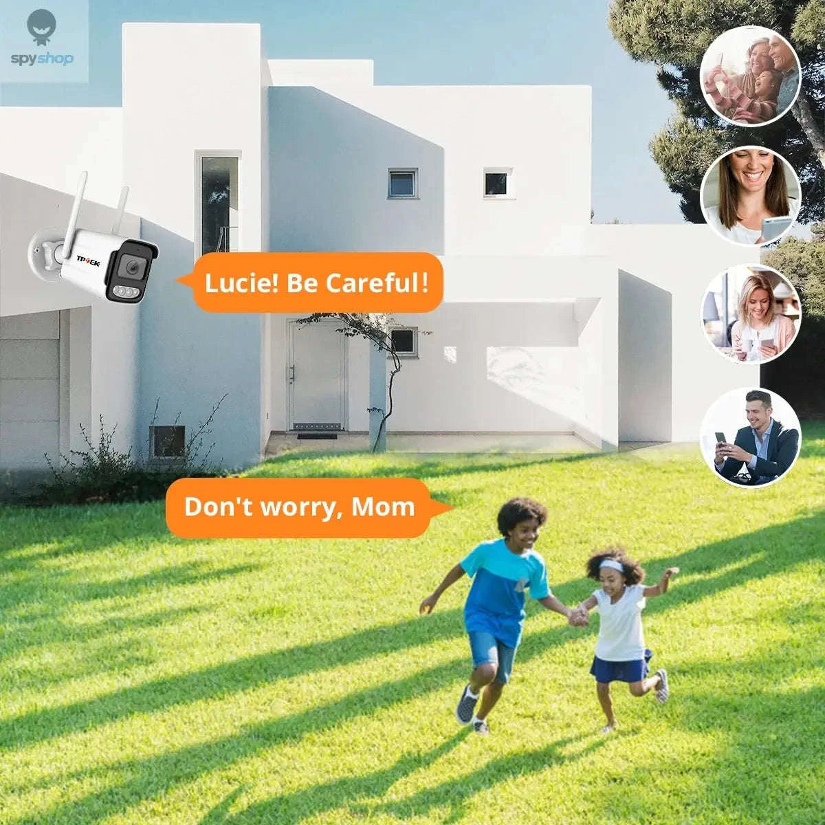 8MP 4K Outdoor Surveillance Camera – AI Detection, Night Vision, Weatherproof Security-8MP 128G TF Card / EU Plug / CHINA