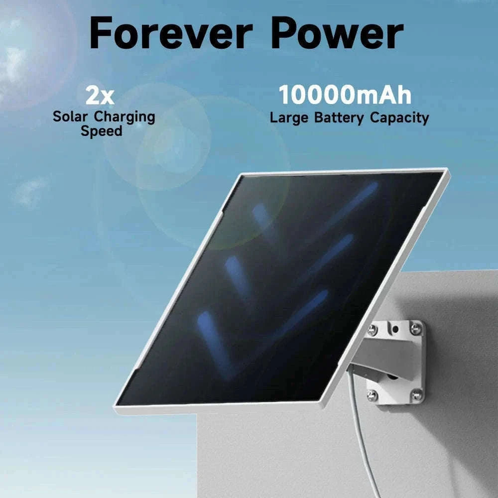 8MP 4K Wireless Solar 4G Outdoor Security Camera Dual Lens PIR Night Vision-8MP / EU Plug / Australia