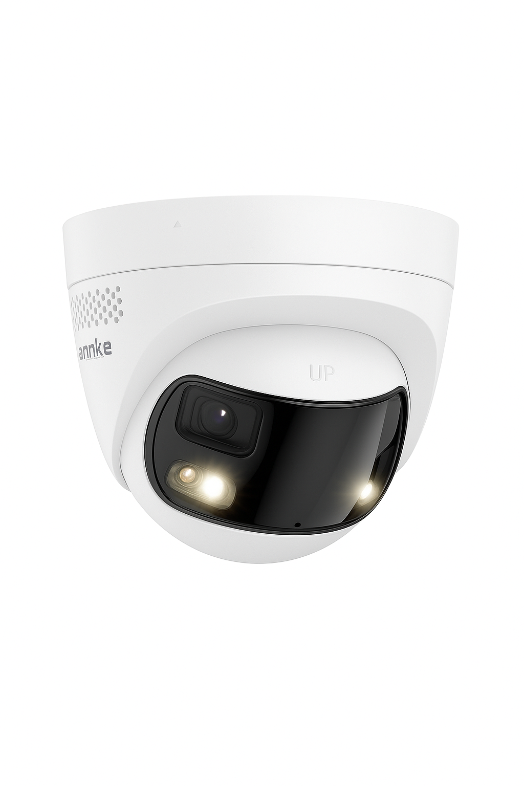 8MP Dual Lens PoE IP Security Camera with Human Detection, Two-Way Audio, 180° View