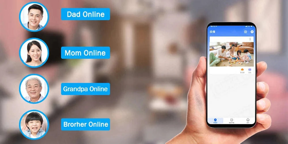 8MP Dual Lens PTZ WiFi Security Camera with AI Tracking-8MP NO SD Card / EU Plug