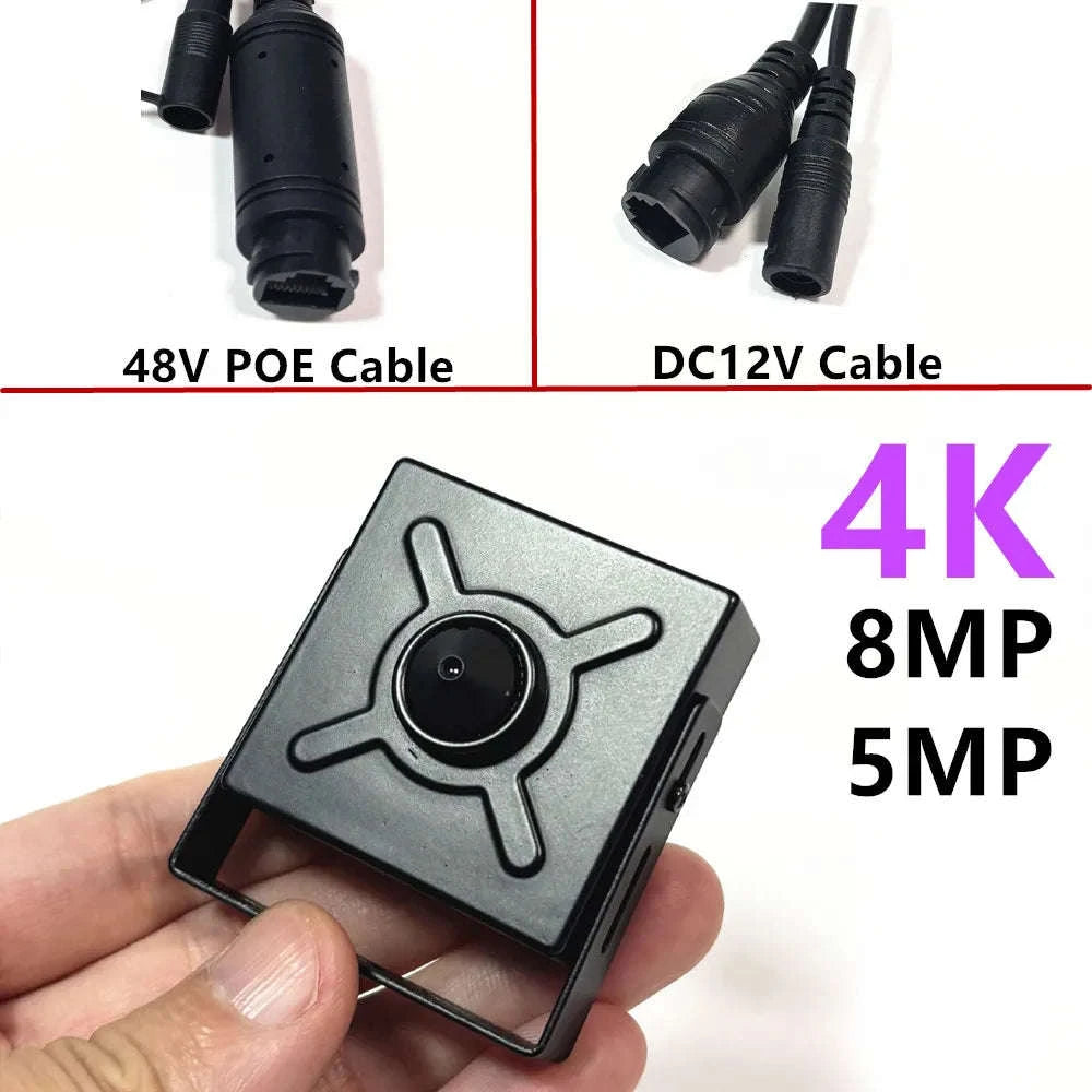 8MP Mini PoE Indoor IP Camera with 3.7mm Lens-2MP IMX307 48V POE