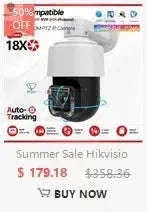 8MP PTZ Outdoor Security Camera with 5X Zoom and Dual Light-Updated / CHINA