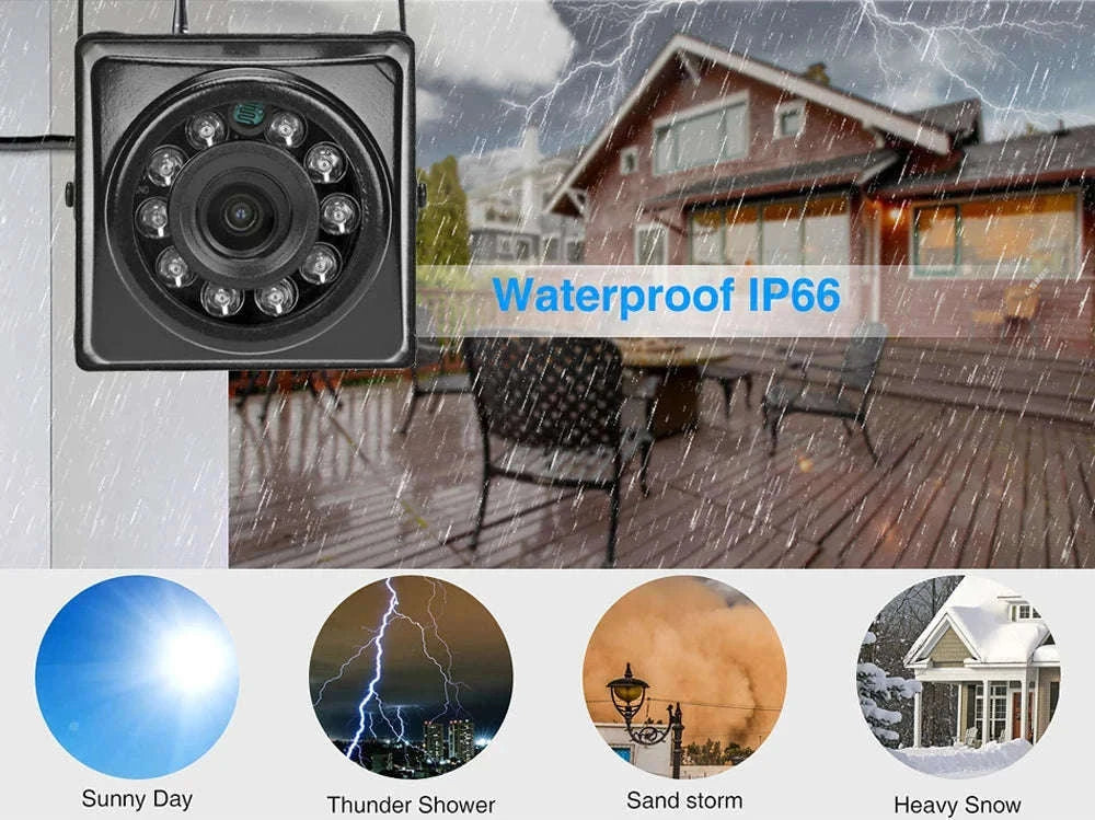 8MP WiFi IP Security Camera with Motion Detection and IP66-8MP POE / 2.8mm